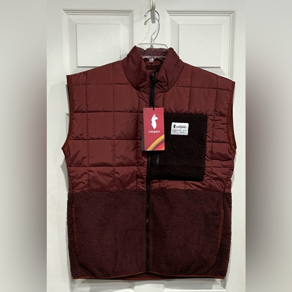 Cotopaxi Men's Medium Trico Hybrid Vest Rusty NWT Insulated Synthetic Quilted